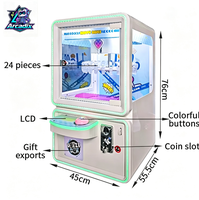 Machine à pinces à monnayeur mini LED pour la distribution de cadeaux, jeu d'arcade de compétences pour centres commerciaux, enfants et adultes
