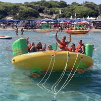 8 Personen Wassersport Spielzeug Crazy UFO Sofa Aufblasbares Aqua Speed Flying Boat Ski Tube Aufblasbares Schlepp boot