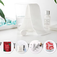 Échantillon Gratuit de Lingettes Non Tissées Jetables Grande Taille, Lingettes Compressées Grande Taille, Serviettes de Visage Compressées