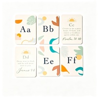 Cartes éducatives pour enfants : jeu d'association de lettres, apprentissage des langues, jeu de cartes pour bébés, papier recyclable, personnalisable