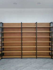 Exhibidor de Pared para Comercios, Ligero, de Una Cara, Multicapa, con Altura de Estante Ajustable, Metálico, Independiente, para Supermercados - Product Image 3