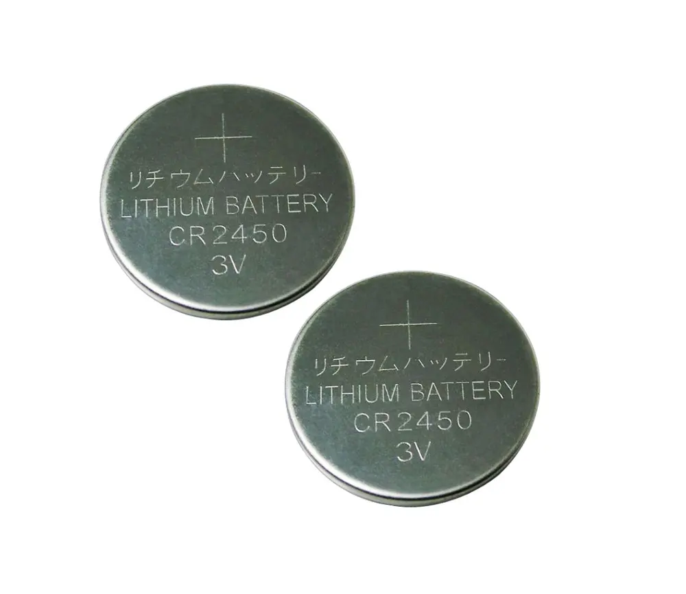 Allkey 3V Button Cell 550Mah Coin Cell Battery CR2450 Lithium Button Cell Battery