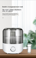 Humidificateur domestique 3L grande capacité, brume épaisse, petit modèle de bureau avec couleur OEM