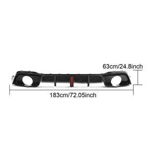 Difusor Trasero Aerodinámico de Fibra de Carbono MK8 para <span class=keywords><strong>Volkswagen</strong></span> Golf MK8 GTI 2021-2022 - Product Image 5