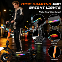 Nouvelle trottinette électrique tout-terrain RS20 2026, expédition rapide depuis l'entrepôt américain, 1200W, contrôle par application, fonction NFC, double suspension