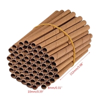 50 Stück Kunststoff Mason Bee Tube Nachfüllungen Garten Bestäuber Bee House Liner Bee Condo Hotel Core Frame für Imker Farm