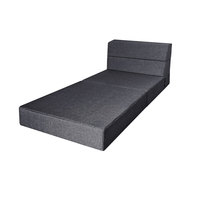 Vente en gros d'usine de canapé-lit pliant design moderne canapé en mousse compressé pour chambre salon canapé-lit en mousse bon marché en tissu