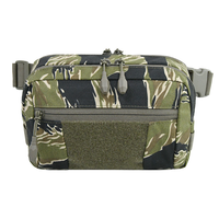 Sac banane tactique vintage en nylon 500D, imperméable, antivol, accès rapide, Molle, dissimulé, pour le transport d'armes de poing (CCW), randonnée, camping, EDC