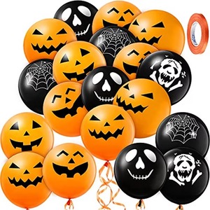 Halloween <b>Balloon</b> Party <b>Balloon</b> Set Grimace Scary Haunted House 12 "Halloween Latex <b>Balloon</b> <b>Decoration</b> - Product Image 1