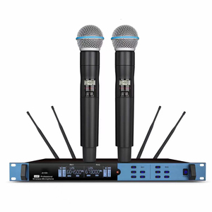 J832 Profesional UHF Micrófono Inalámbrico Uso en Exteriores 300 Metros de Alcance Auriculares de Mano Conector XLR Lavalier Receptor de Metal - Product Image 2