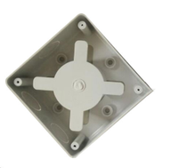 Boîtier de distribution de fibres optiques en plastique ABS blanc pour FTTH, OEM disponible