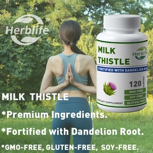 Cápsulas de Cardo Mariano y Raíz de Diente de León Herblife para Adultos, 120 Cápsulas (Suministro para 60 Días), Personalizable, Venta al por Mayor - Product Image 3