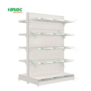 Highbright Retail Solution Service Metal Supermarket Retail Shelving System For Sale