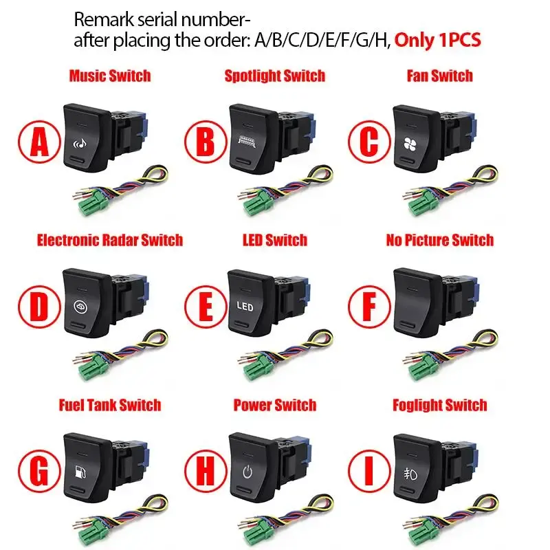 1 PCS Numéro de remarque