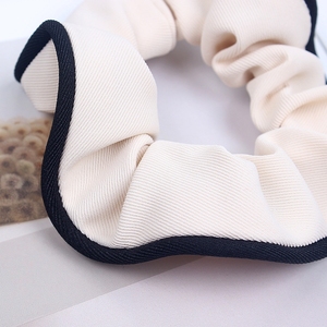 קפה קרם MUJU קשירת שיער וינטג' קשירה צרפתית אביזרי שיער לגברת - Product Image 4