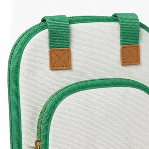 Funda de lona Heritage para pala de pickleball con cremallera, de algodón y poliéster, con logo personalizado, al por mayor, funda protectora para raqueta de tenis - Product Image 4