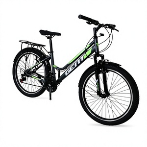 New 26 Inch <strong>Step</strong> Mountain Bike Women Commuter 21 Speed Urban Rear Cargo Rack Full Fenders - Product Image 1