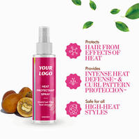 Spray pour cheveux Hrotection thermique personnalisé de 120ml Spray protecteur de chaleur intense