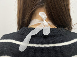 Babero desechable no tejido con estampado personalizado para adultos, capa de babero de papel, delantal para salón de belleza Dental - Product Image 3