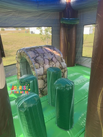 Château gonflable sur le thème des dinosaures, équipement de terrain de jeu extérieur pour enfants, structure de saut amusante