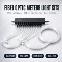Kit de machine à fibres optiques pour effets de météores