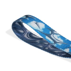สายจูงสุนัข H3D ลายดอกไม้สีฟ้า ปรับระดับได้ - Product Image 5