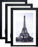 Set Bingkai Foto MDF 50 X 70 cm, Bingkai Foto Persegi Panjang untuk Digantung di Dinding, untuk Foto, Poster, Puzzle, Dekorasi Rumah dan Kamar