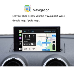 อินเทอร์เฟซเครื่องเสียงรถยนต์ไร้สาย <span class=keywords><strong>Apple</strong></span> <span class=keywords><strong>CarPlay</strong></span> สำหรับ <span class=keywords><strong>AUDI</strong></span> <span class=keywords><strong>A3</strong></span> 8p <span class=keywords><strong>8v</strong></span> 2014-2020 MMI3G/MIB พร้อมอินเทอร์เฟซกล้องวิดีโอ <span class=keywords><strong>CarPlay</strong></span> เชื่อมต่อ WIFI - Product Image 5