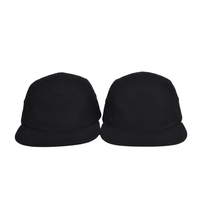 Casquette personnalisée de haute qualité, profil bas, unisexe, en toile, style hip-hop, 5 panneaux, pour sports de plein air, avec logo personnalisé, toutes saisons