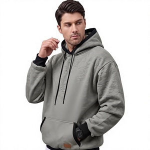 Sudadera con Capucha de Forro Polar para Hombre TOFEN SPORTS, Ligera, Impermeable, Transpirable, Deportiva, Antiarrugas, 100% Algodón - Product Image 1
