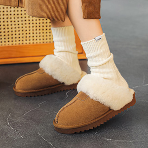Pantuflas de <span class=keywords><strong>Mujer</strong></span> con Forro de Peluche Suave, Punta Cerrada, para <span class=keywords><strong>Invierno</strong></span>, para el Hogar, Estilo Veraniego - Product Image 2