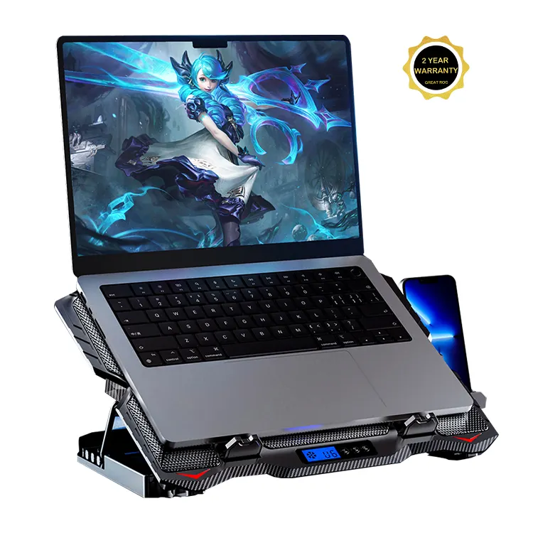 cheap Gaming Laptop Stand With Fan Cooling Pad 15.6 Laptop Stand To Keep Cool Notebook Cooler