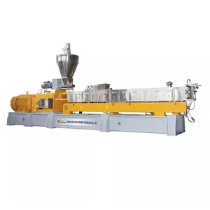 PP Pet ABS PA Glass Fiber Twin Screw Extruder Granules Making Machine