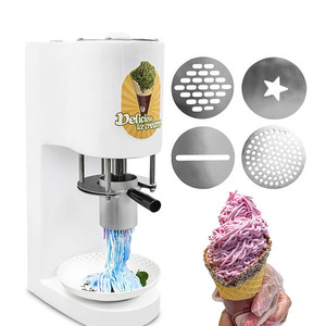 Macchina per Gelato e Spaghetti in Acciaio Inossidabile Rosso, Antiruggine, Durevole e Facile da Pulire, per Uso Commerciale e Domestico - Product Image 2