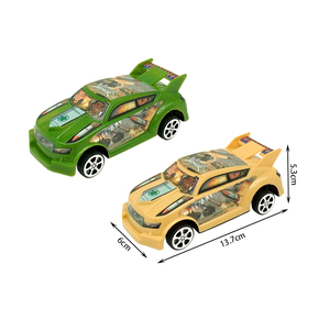 Veicolo Militare a Retrocarica in Plastica, <span class=keywords><strong>Auto</strong></span> da Corsa a Frizione 13,7 CM, Giocattoli per Bambini per Grandi Sorprese in Uova Giocattolo - Product Image 1