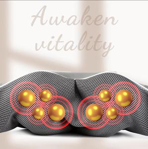 Sabuk pijat bahu dan punggung leher Shiatsu, desain laris dengan pemanasan mendalam pemijat leher listrik untuk menghilangkan rasa sakit - Product Image 4