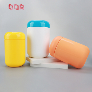 HDPE Wide Mouth <b>Plastic</b> <b>Jar</b> 230ml 550ml 750ml 1000ml 1200ml 16oz 40oz for Protein Powder Sports Nutrition Canister - Product Image 3