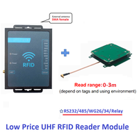 Módulo Lector RFID UHF Industrial de Largo Alcance 860-960MHz, Interfaz TCP/IP RS232 RS485, Protocolo ISO 18000-6C, Control de Acceso de 0-10m