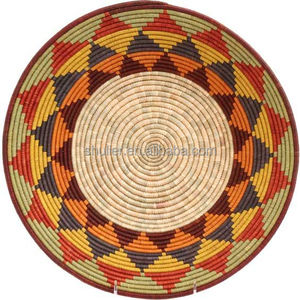 Panier tissé traditionnel éthiopien napperon design Nouvelle Offre Spéciale habesha salle à manger napperon <span class=keywords><strong>saba</strong></span> rond - Product Image 1