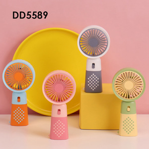 Hand Fan USB Charging Portable Small <b>Desk</b> Hand Fan with Mobile Phone Bracket - Product Image 2