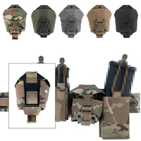 Pochette utilitaire SIVI Molle, petite pochette tactique EDC avec fixation auto-agrippante pour ceinture et sac à dos, activités de plein air