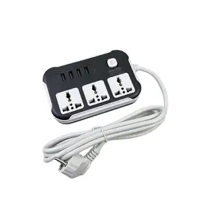 Power Strip Bureau Type 2 Pluggen Spoor Auto Opladen 13 Amp Poort Camera Industriële Ventilator Mannelijke 3 Pins Elektrische Gereedschapssets Monteur Socket