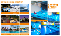 Machine à vagues pour parc aquatique, simulateur de surf fou, Flowrider avec cadre gonflable