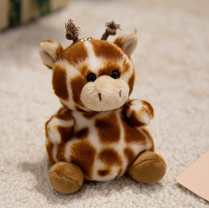 Çocuklar için Komik Küçük Boy Hayvan Kum Torbası Oyuncak Dolgulu Geyik Aslan Köpek Unicorn Oyuncak Peluş Hayvan Anahtarlık Kolye - Product Image 5