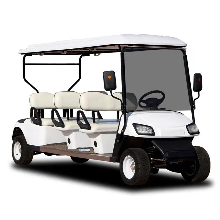 Multifunctional golf buggy mobility sightseeing golf cart 2+2 Seater Battery Powered Golf Cart