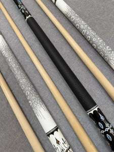 Queue de billard personnalisée de haute qualité en acier inoxydable à faible déflexion avec joint en bois d'érable du Canada - Product Image 3