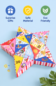 Handmade Folding Paper Star Craft Kit Crease Resistant Paper Vibrant Colors Custom Logo for Family Activities Paper Star Kit - Product Image 6