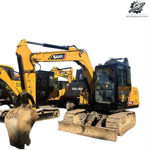 Excavadora de cadenas usada SANY 75, de segunda mano, marca original china, excavadora de cadenas pequeña de 7.5 toneladas, excavadora usada. - Product Image 2