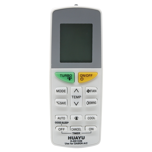 HUAYU K-DK1339 Fixed Temp Controller Air Conditioner Remote Control 2 AAA Battery for AC ARC433A15 ARC433A24 ARC433A73