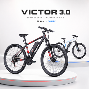 Vélo électrique QNUT <span class=keywords><strong>VICTOR</strong></span> 3.0 26 pouces 350W 500W, VTT électrique 21 vitesses, frein à disque mécanique, charge maximale 140 kg, vélo de banlieue électrique - Product Image 1